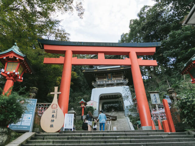 江ノ島の江島神社の画像です