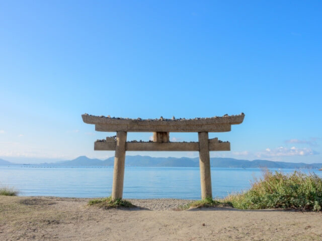 直島の鳥居の画像です